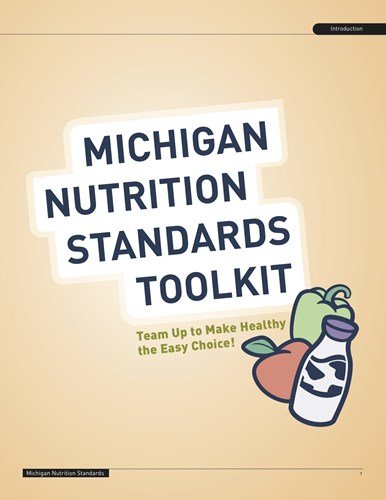 Michigan Nutrition Standards Toolkit snapshot
